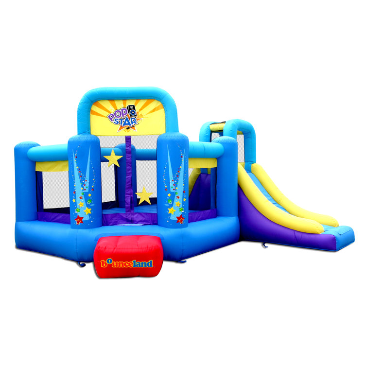 Bounceland Inflatable 13' x 15' Bounce House Slide & Reviews Wayfair